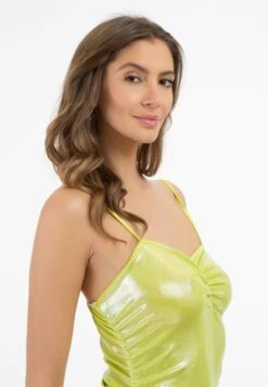 Faina OptikVestito Di MaglinaLimette Metallisch Donna Vestiti FAB21C08T-M11 -Faina Sconto 008e6f4474824ce9b1c743451810c2b3