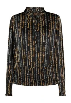 Faina NaemiCamicettaSchwarz Mehrfarbig Donna Camicie E Bluse FAB21E05D-Q11 -Faina Sconto 034fd41de3c6443eb2c7d28711a3bb6e