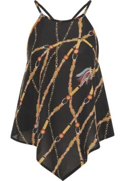 Faina Koosh - Camicetta - Schwarz -Faina Sconto 08ac91a233e142c091f5a6c3b1cd59c7