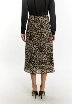 Faina Mit LeoprintGonna A CampanaBeige Leo Donna Gonne FAB21B033-B11 -Faina Sconto 0bc6b1bb4429473e95934c2ca9a39f78