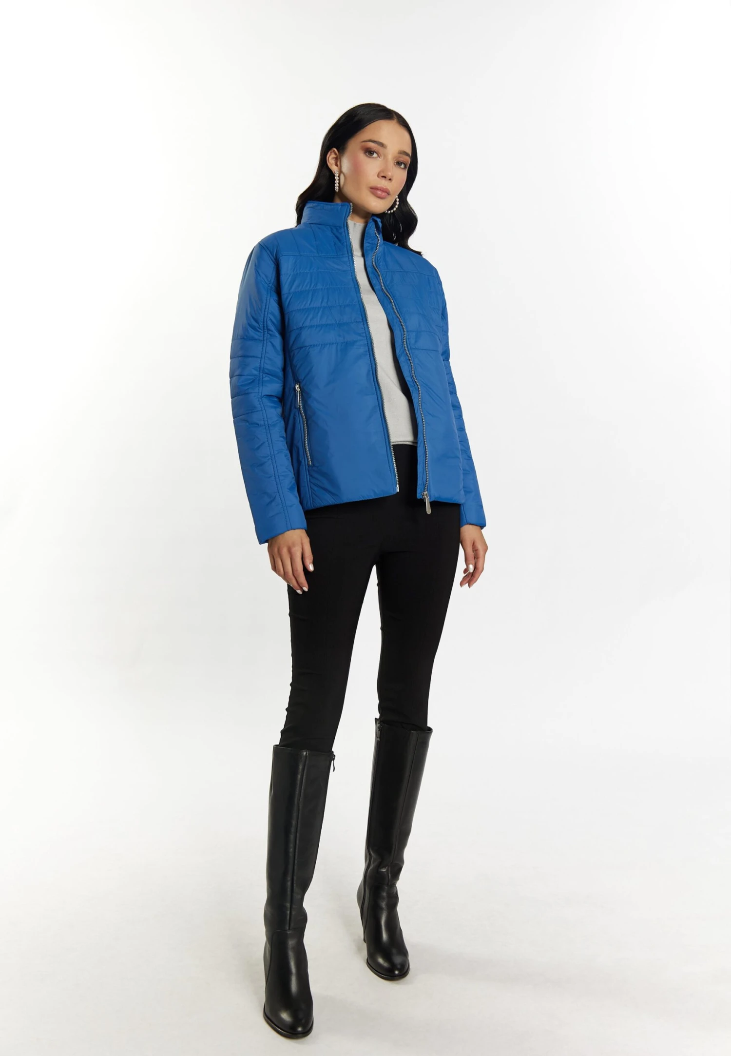 Faina Übergangsjacke CaissaGiacca Da Mezza StagioneBlau Donna Giacche E Blazer FAB21U048-K11 4 Faina Übergangsjacke CaissaGiacca Da Mezza StagioneBlau Donna Giacche E Blazer FAB21U048-K11 - Image 2