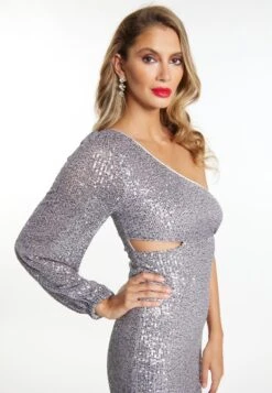 Faina One Shoulder ImaneVestito EleganteGrau Silber Donna Vestiti FAB21C09J-C11 -Faina Sconto 13e630a2fcb94ac3a11c316a0cff2f00