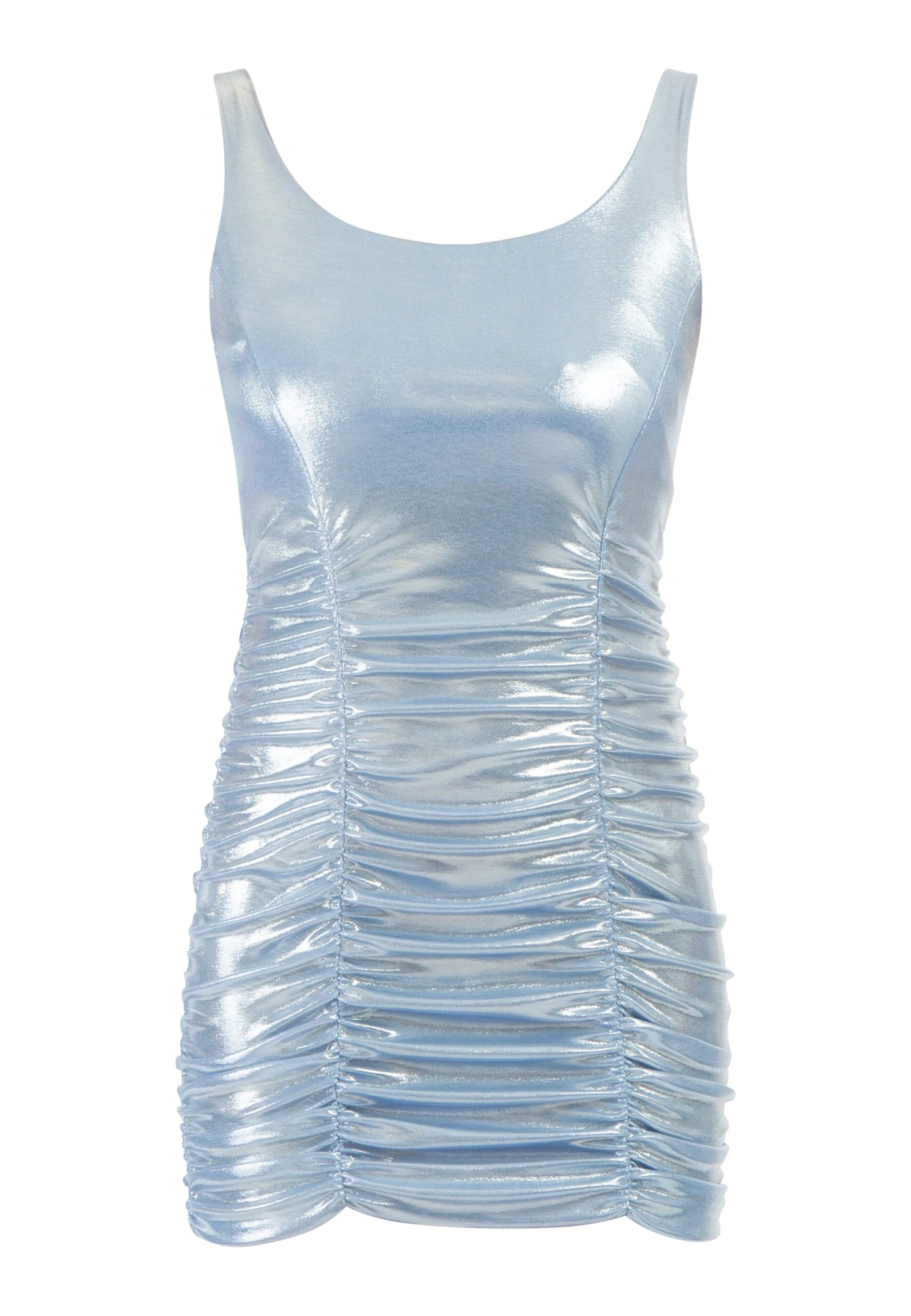 Faina In Metallic OptikVestito EleganteBlau Metallisch Donna Vestiti FAB21C08U-K11 7 Faina In Metallic OptikVestito EleganteBlau Metallisch Donna Vestiti FAB21C08U-K11 - Image 5