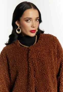 Faina Cappotto InvernaleBraun Donna Cappotti FAB21U03H-O11 -Faina Sconto 1ae4b12ca92b4421a855fc3cc11bcfd6