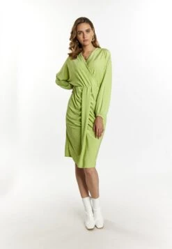 Faina Mit Glanzgarn - Vestito Elegante - Limette