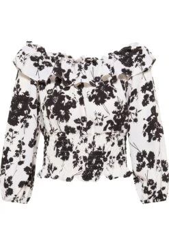 Faina MiokiCamicettaWeiss Schwarz Donna Camicie E Bluse FAB21E046-A11 -Faina Sconto 20824ccd64954856999aa5f2a7581aa6