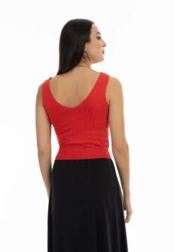 Faina TankTopRot Donna T-shirt E Top FAB21D00V-G11 -Faina Sconto 22379b9673924661a71e01af23d90bb7
