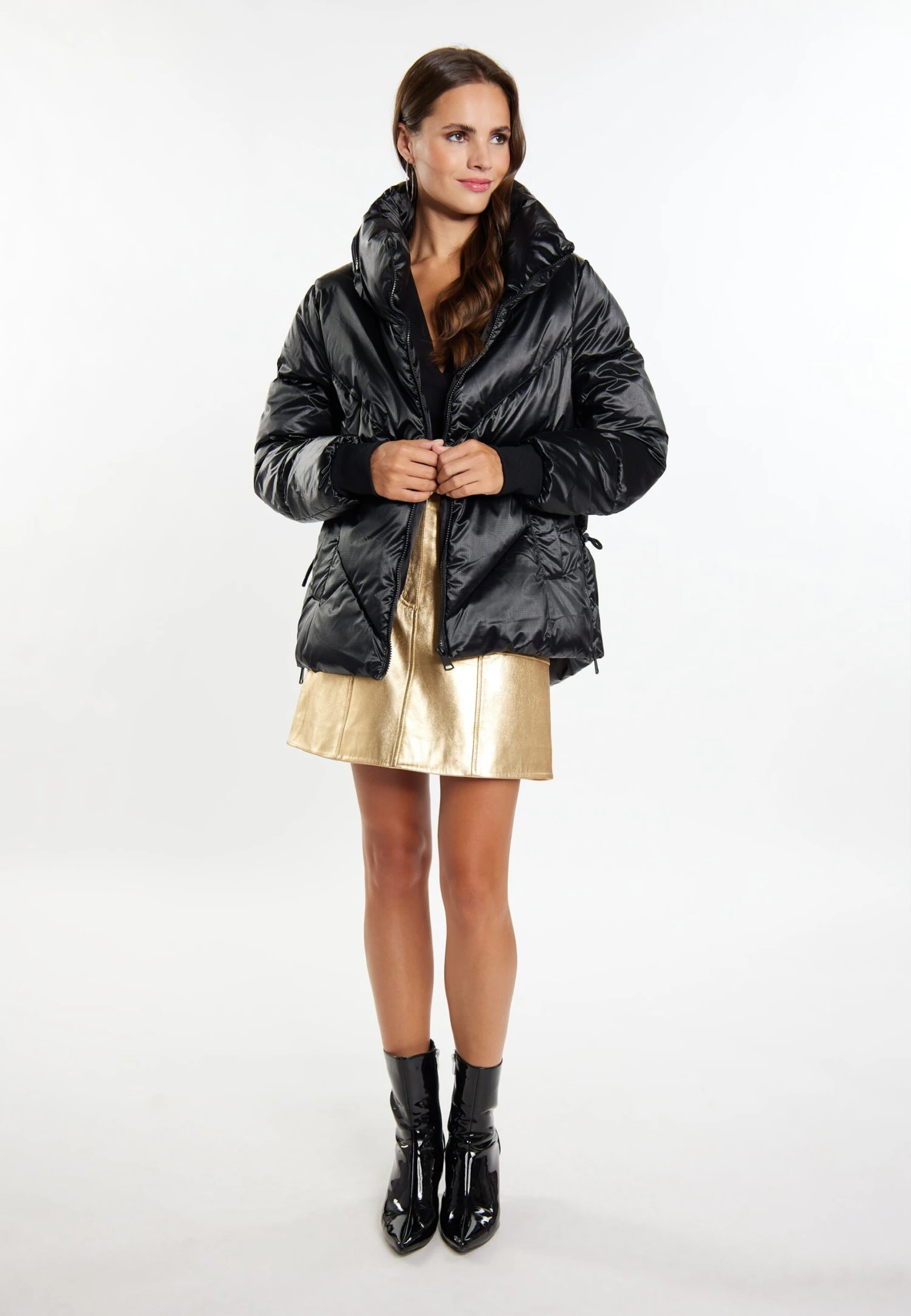 Faina ImaneGiacca InvernaleSchwarz Donna Giacche E Blazer FAB21U03P-Q11 4 Faina ImaneGiacca InvernaleSchwarz Donna Giacche E Blazer FAB21U03P-Q11 - Image 2