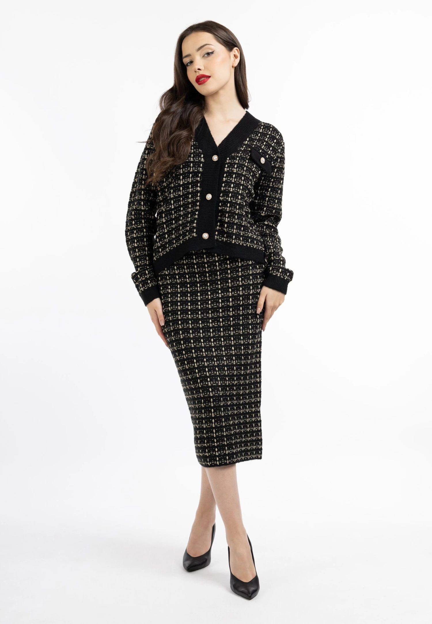 Faina Koosh - Gonna A Tubino - Schwarz 4 Faina Koosh - Gonna A Tubino - Schwarz - Image 2