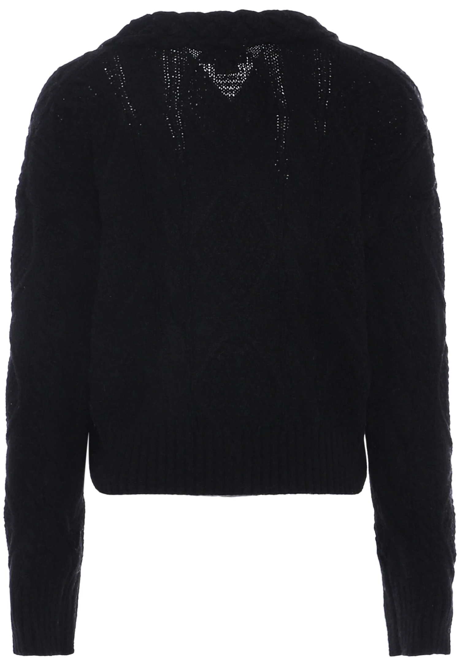 Faina CardiganSchwarz Donna Maglieria FAB21I0ES-Q11 4 Faina CardiganSchwarz Donna Maglieria FAB21I0ES-Q11 - Image 2