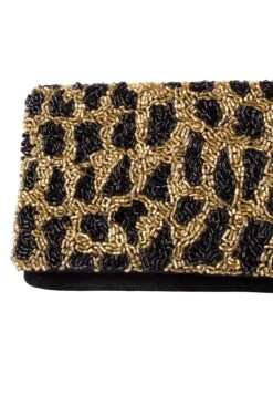 Faina Imane - Pochette - Schwarz Gold -Faina Sconto 30c501f85c794d21ab1fc9cd2d1ebc17