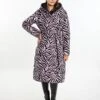 Faina Zitha - Cappotto Invernale - Mauve Zebra -Faina Sconto 311b51f4c8974bbeb76700322ae82810