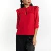 Faina Rüschen - Camicetta - Rot -Faina Sconto 32779cc7b24f4f388c9b0f5e29ae1eaf