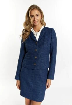 Faina BoucléKooshCardiganMarine Donna Giacche E Blazer FAB21G01N-K11