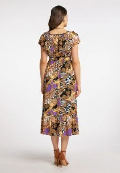 Faina MiokiVestito EstivoOrange Mehrfarbig Donna Vestiti FAB21C06H-H11 -Faina Sconto 352fdee04d0d4021aa601723804689f0