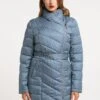 Faina CaspioCappotto InvernaleGraublau Donna Cappotti FAB21U021-C11 -Faina Sconto 3647272555284d778431614b08e4c0c1