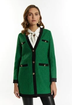 Faina Bouclé TassiaCappotto CortoGrün Donna Cappotti FAB21U03X-M11