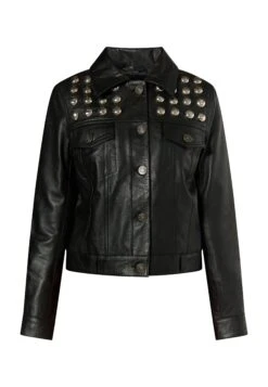 Faina Giacca Di PelleSchwarz Donna Giacche E Blazer FAB21U04D-Q11 -Faina Sconto 38118a094b0c4c18bd9dcc8add20e3d3