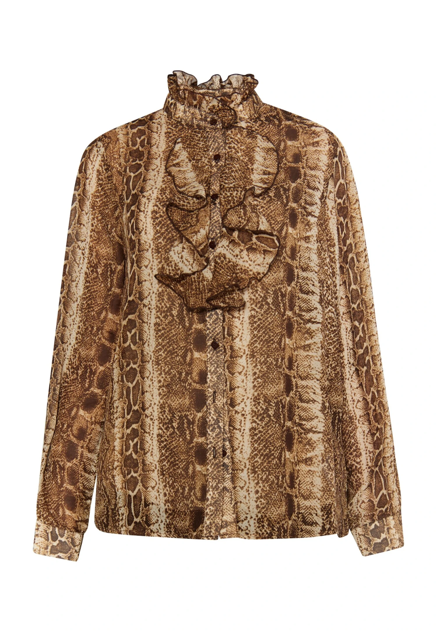 Faina ImaneCamiciaBraun Beige Donna Camicie E Bluse FAB21E05B-O11 7 Faina ImaneCamiciaBraun Beige Donna Camicie E Bluse FAB21E05B-O11 - Image 5