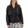 Faina Giacca In SimilpelleSchwarz Donna Giacche E Blazer FAB21U033-Q11 -Faina Sconto 3c62cfbd401443c29597099dae190d5d