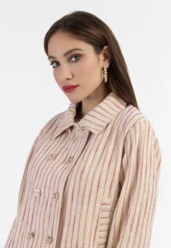 Faina Kurze CarbanGiacca LeggeraPink/Wollweisser Streifen Donna Giacche E Blazer FAB21U03B-J11 10 Faina Kurze CarbanGiacca LeggeraPink/Wollweisser Streifen Donna Giacche E Blazer FAB21U03B-J11 -Faina Sconto 3d5b66776b4741a58441e9d40b6de910