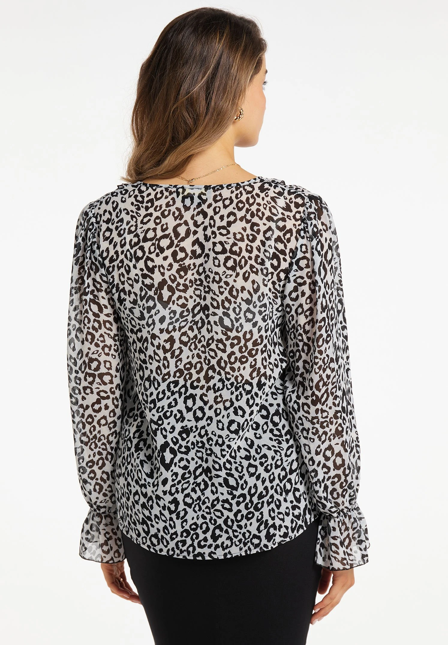 Faina Ikita - Camicetta - Weiss Schwarz 5 Faina Ikita - Camicetta - Weiss Schwarz - Image 3