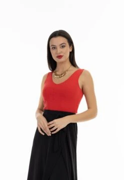 Faina TankTopRot Donna T-shirt E Top FAB21D00V-G11