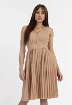 Faina Midi - Vestito Elegante - Gold