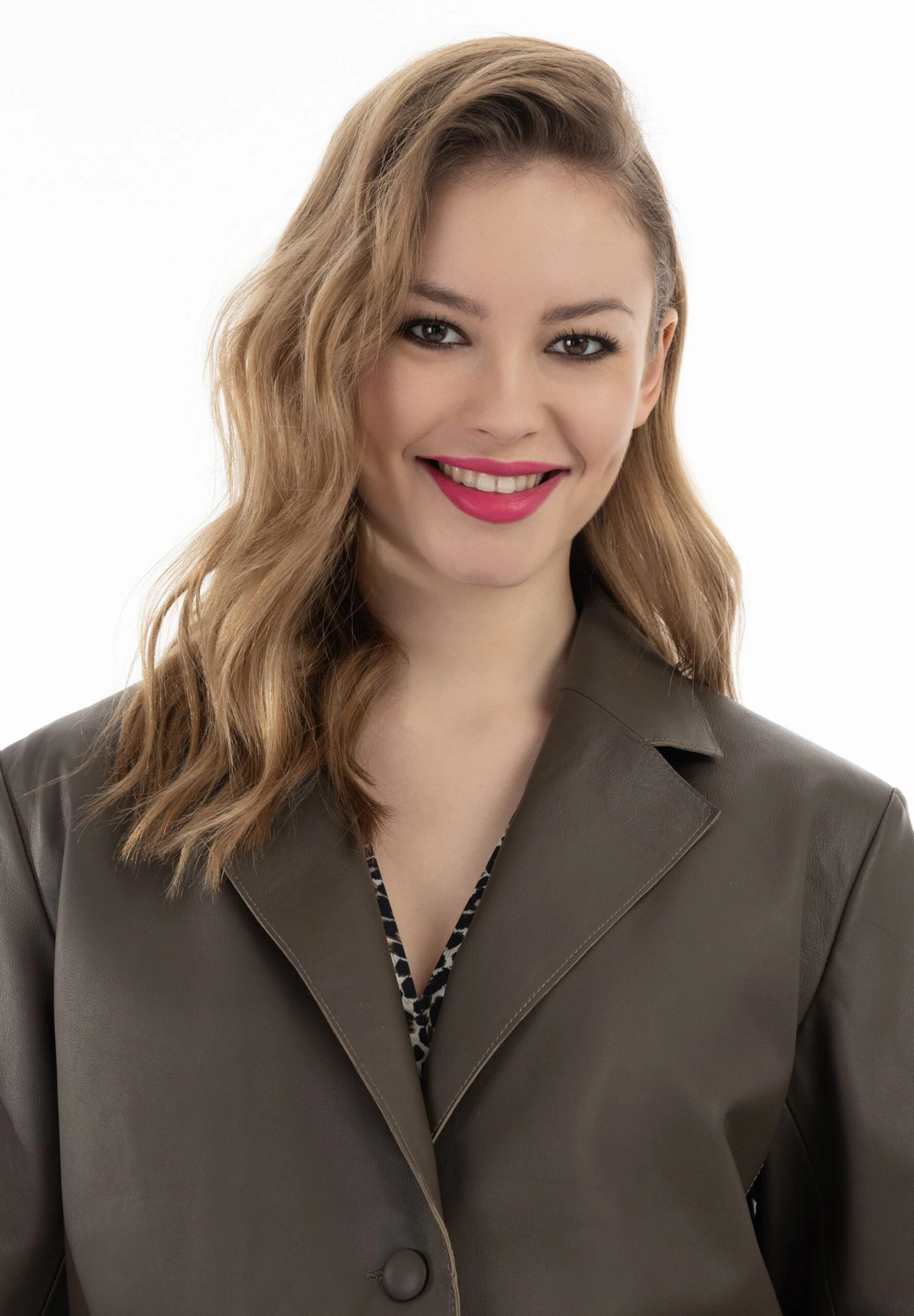 Faina Giacca Di Pelle - Taupe 6 Faina Giacca Di Pelle - Taupe - Image 4