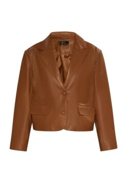 Faina Giacca Di PelleCognac Donna Giacche E Blazer FAB21G01D-O11 -Faina Sconto 486a27e083da4808882a0444cf465fed