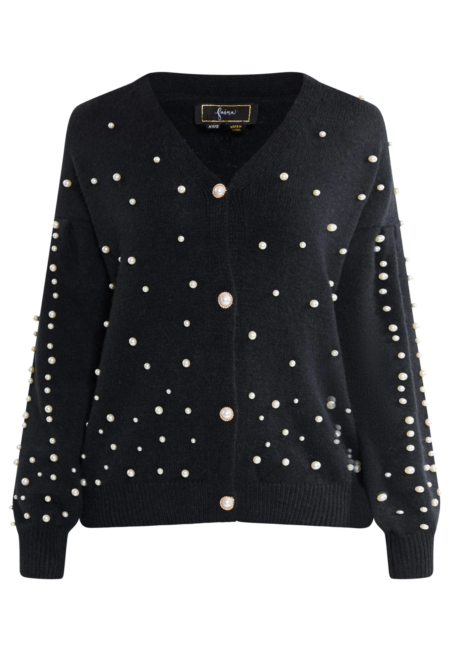 Faina TuxeCardiganSchwarz Donna Maglieria FAB21I08S-Q11 7 Faina TuxeCardiganSchwarz Donna Maglieria FAB21I08S-Q11 - Image 5