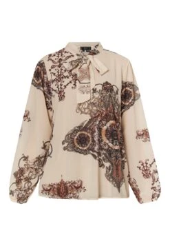 Faina Mit BarockCamicettaWollweiss Rot Mehrfarbig Donna Camicie E Bluse FAB21E056-B11 -Faina Sconto 4efa88d295be48a9baac448e3b9d0493