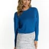 Faina KooshMaglioneBlau Donna Maglieria FAB21I0EO-K11 -Faina Sconto 4fd657e532d24382966324dd4ae368d2