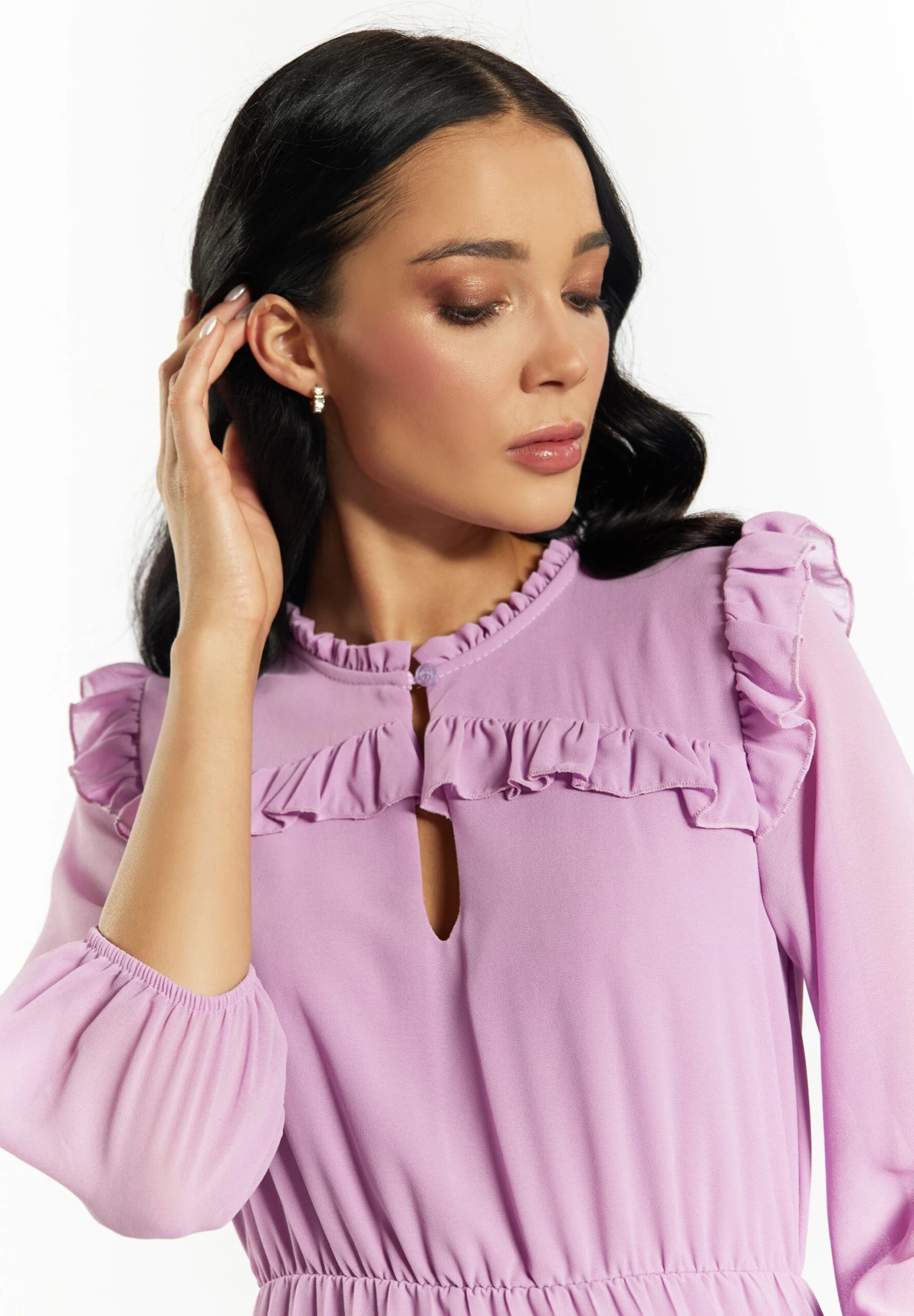 Faina Vestito EstivoFlieder Donna Vestiti FAB21C098-I11 6 Faina Vestito EstivoFlieder Donna Vestiti FAB21C098-I11 - Image 4