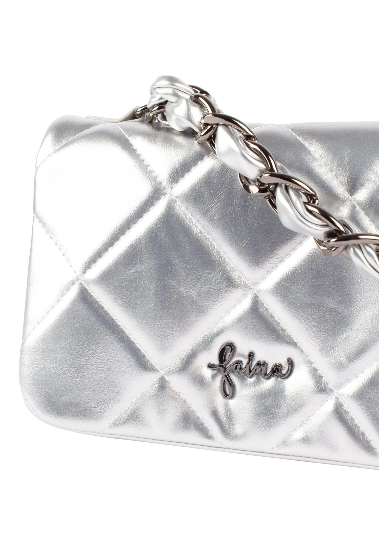 Faina Im Metallic-Look - Borsa A Mano - Silber 7 Faina Im Metallic-Look - Borsa A Mano - Silber - Image 5