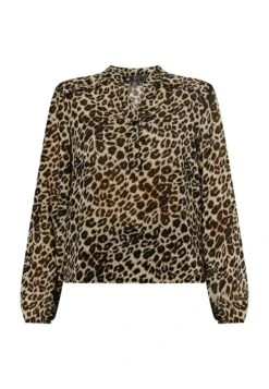 Faina Mit Leo-PrintCamicettaBeige Leo Donna Camicie E Bluse FAB21E059-B11 -Faina Sconto 5ba641ffce974991a6daa735b03c0f78