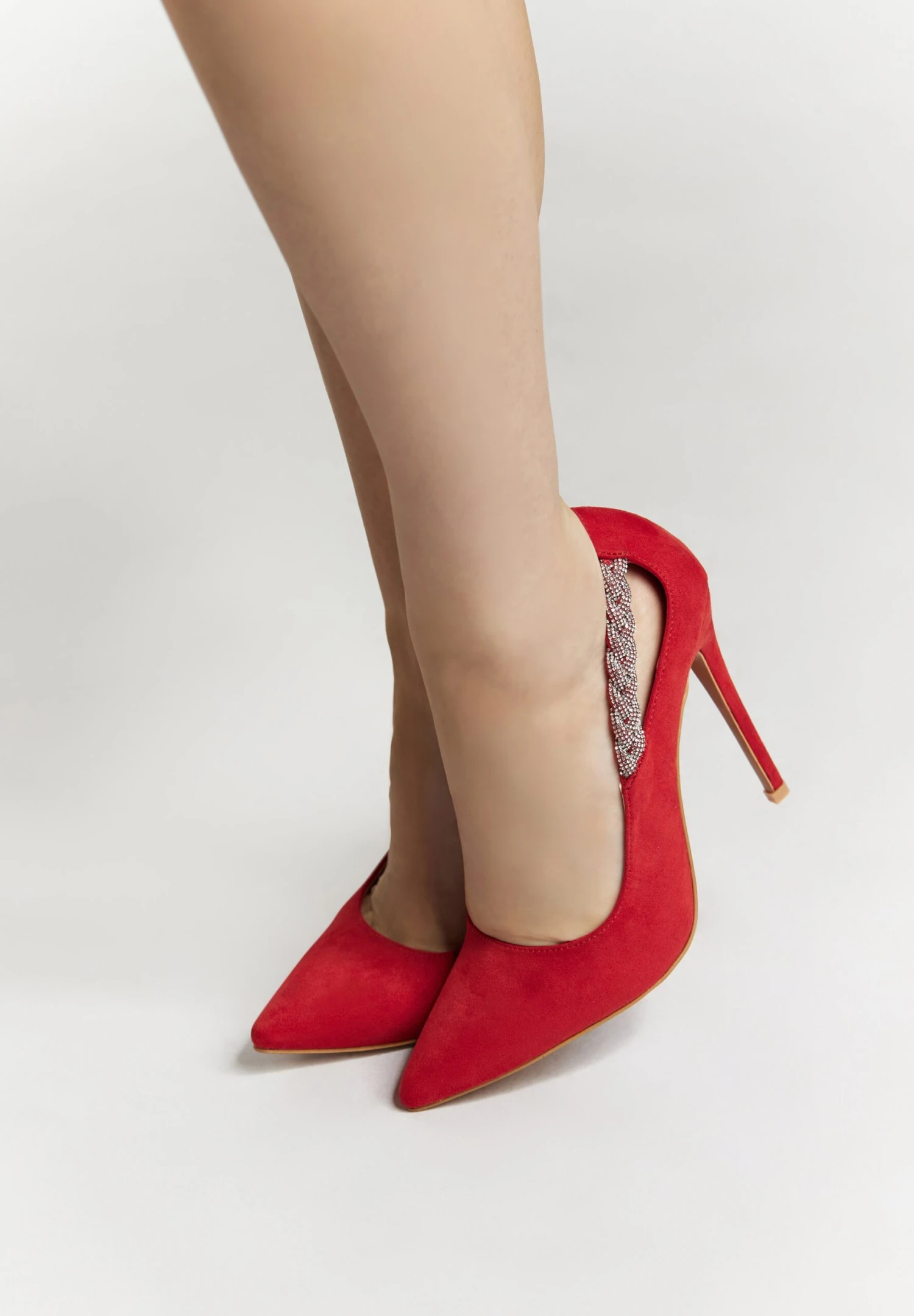 Faina Mit Kristallverzierung Aleva - Decolleté - Rot 3 Faina Mit Kristallverzierung Aleva - Decolleté - Rot