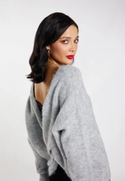 Faina CaspioMaglioneHellgrau Melange Donna Maglieria FAB21I0AZ-C11 -Faina Sconto 5f01310cc0c04defb9240a28276f2f24