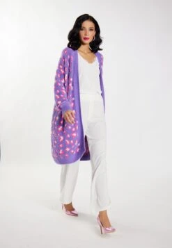 Faina ImaneCardiganLila Mehrfarbig Donna Maglieria FAB21I0B2-I11 -Faina Sconto 5fda7ddd1cce40a4a97545c4bf71f880