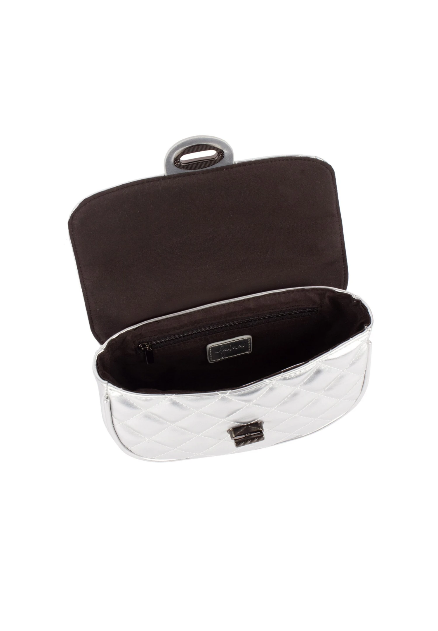 Faina Im Metallic Look Caneva - Borsa A Mano - Silber 6 Faina Im Metallic Look Caneva - Borsa A Mano - Silber - Image 4