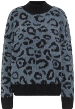 Faina Imane - Maglione - Grau Schwarz -Faina Sconto 6374efb86d9a411bb00e2c6f03ce7b7a