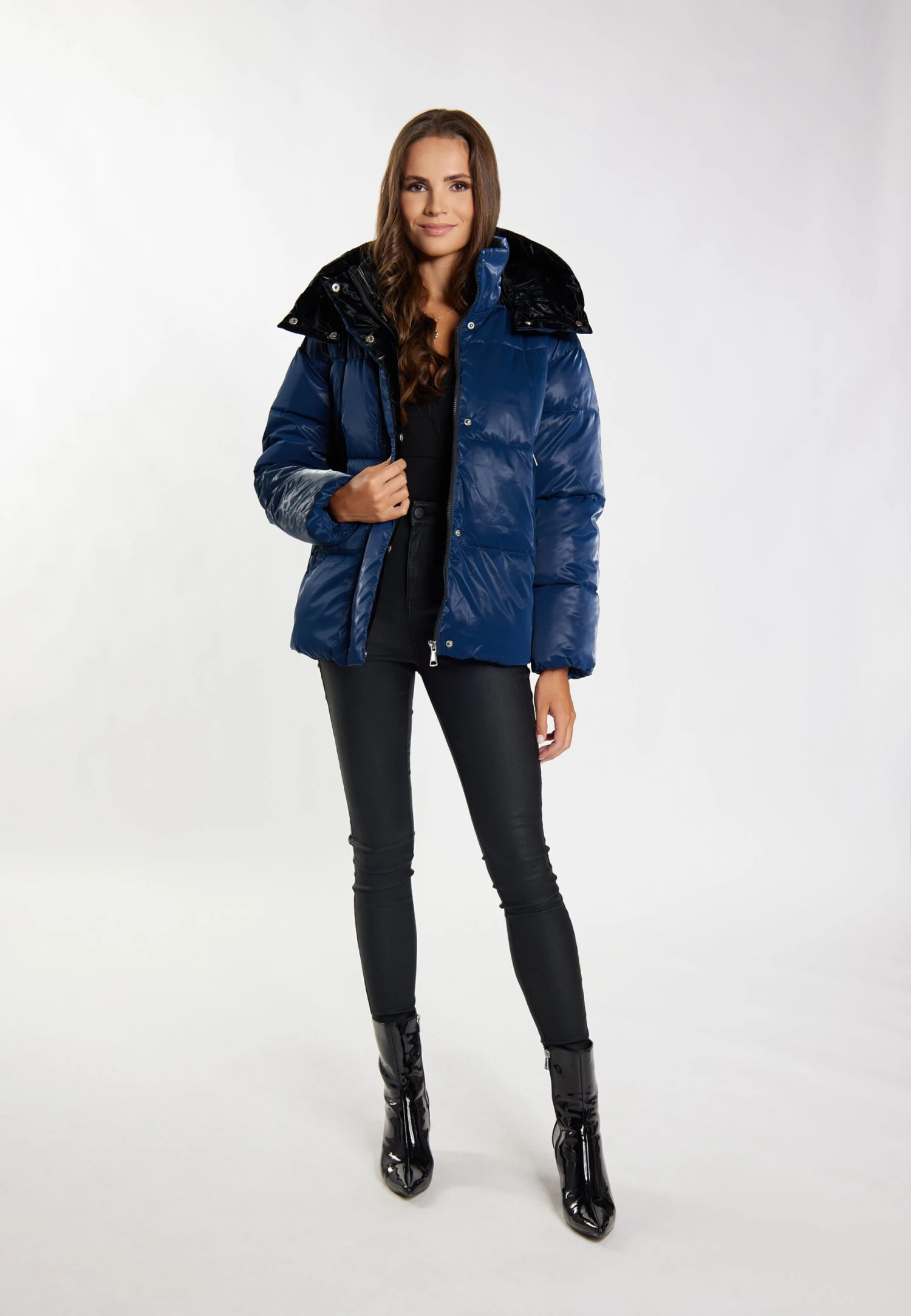 Faina TylinGiacca InvernaleMarine Donna Giacche E Blazer FAB21U044-K11 4 Faina TylinGiacca InvernaleMarine Donna Giacche E Blazer FAB21U044-K11 - Image 2