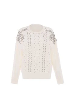 Faina MaglioneWollweiss Donna Maglieria FAB21I0EN-A11