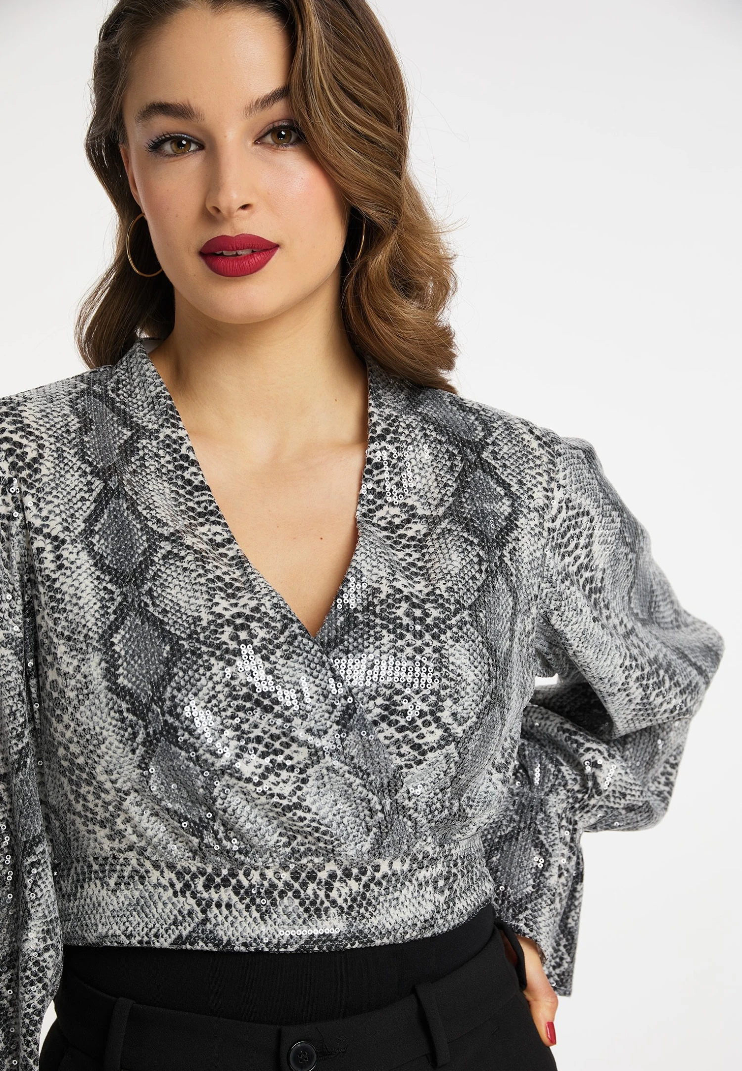 Faina Naemi - Camicetta - Grau 6 Faina Naemi - Camicetta - Grau - Image 4