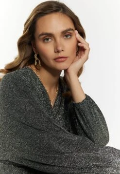 Faina Mit GlanzgarnVestito EleganteSilber Schwarz Donna Vestiti FAB21C095-D11 10 Faina Mit GlanzgarnVestito EleganteSilber Schwarz Donna Vestiti FAB21C095-D11 -Faina Sconto 73f51d8736494fa0bac8f7ae15d3ba6a