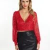 Faina Longsleeve NascitaCamicettaRot Donna Camicie E Bluse FAB21E05G-G11