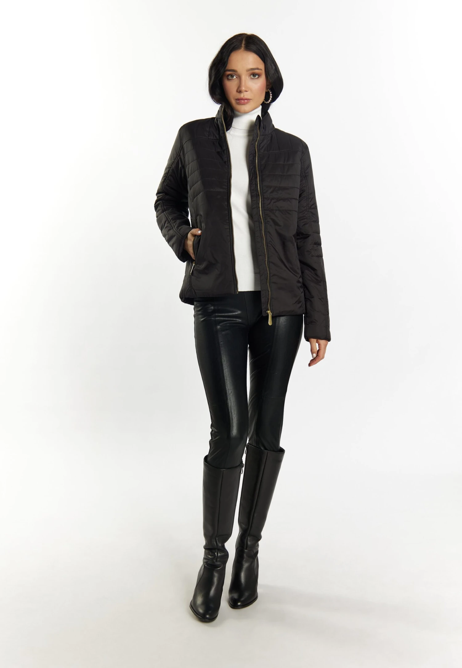 Faina Übergangsjacke CaissaGiacca Da Mezza StagioneSchwarz Donna Giacche E Blazer FAB21U048-Q11 4 Faina Übergangsjacke CaissaGiacca Da Mezza StagioneSchwarz Donna Giacche E Blazer FAB21U048-Q11 - Image 2