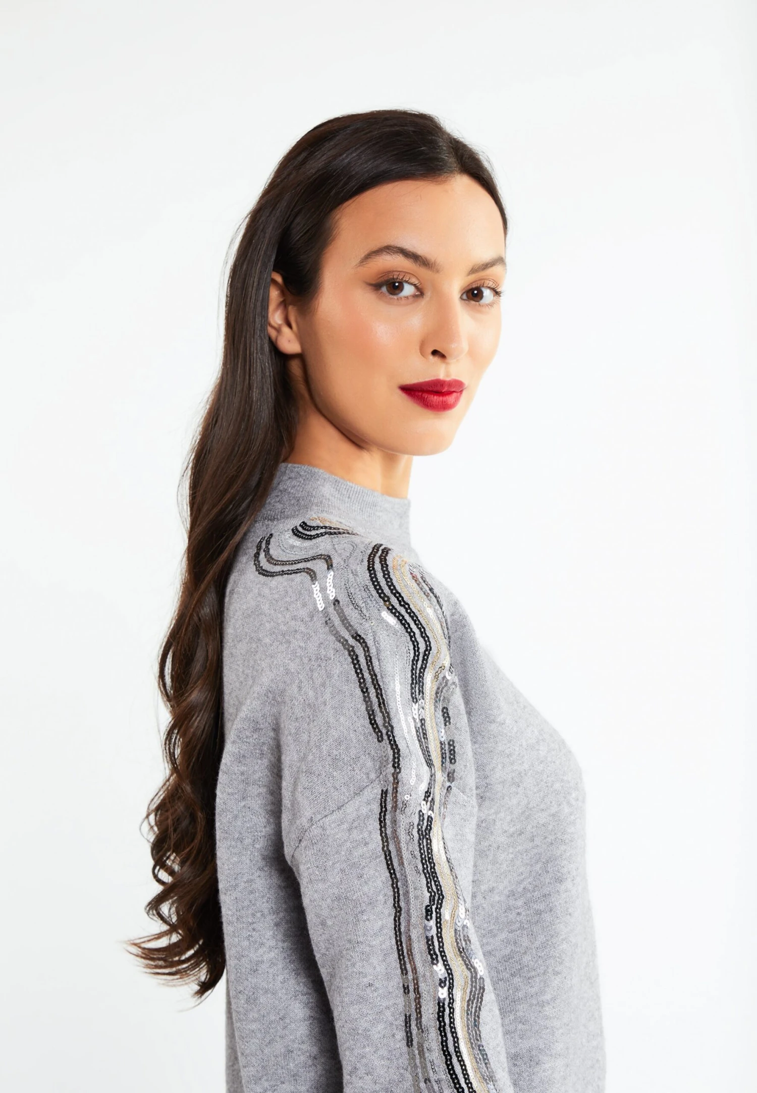 Faina Tuxe - Abito In Maglia - Grau 6 Faina Tuxe - Abito In Maglia - Grau - Image 4