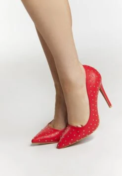 Faina Mit Nieten DulceyDecolletéRot Donna Scarpe Con Tacco FAB11B03K-G11