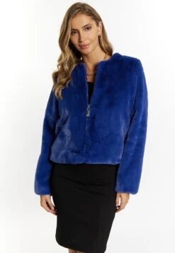 Faina EmbellGiacca In SimilpelleKönigsblau Donna Giacche E Blazer FAB21U03L-K11